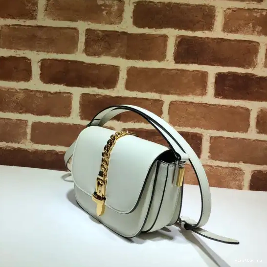 First bag ru shoulder 1969 GUCCI mini bag Sylvie 0704